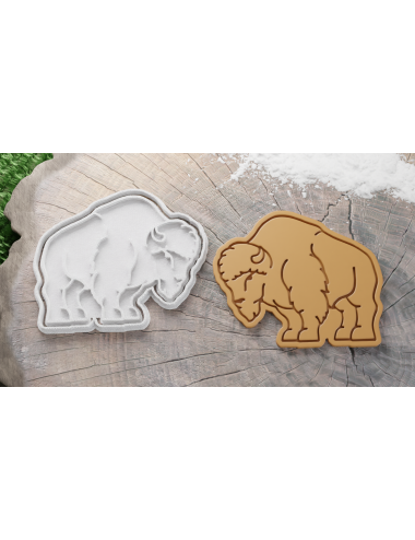 Bison Cookie Stamp /...