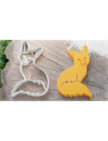 Fox Cookie Cutter / Stamp /...