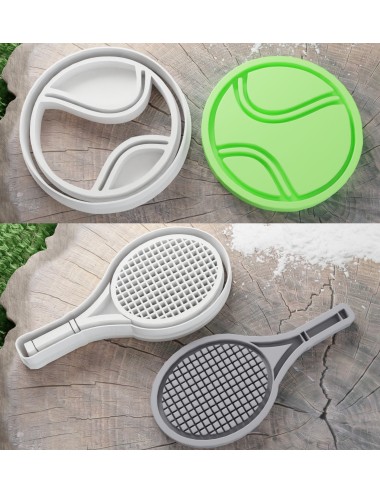 Tennis Set Cookie Cutter /...