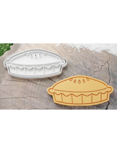 Pie Cookie Cutter / Stamp /...