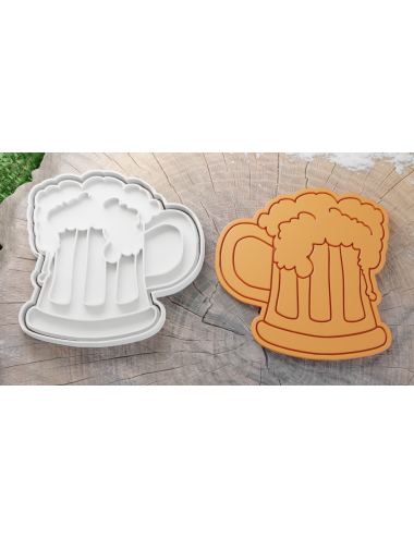 Beer Cookie Cutter / Stamp...
