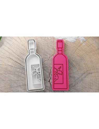 Wine Bottle Cookie Cutter /...