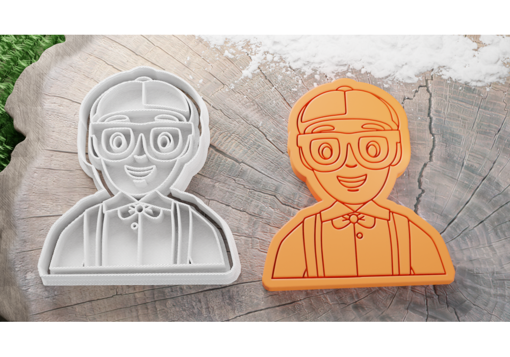 Blippi Biscuit Cookie Cutter / Fondant / Icing